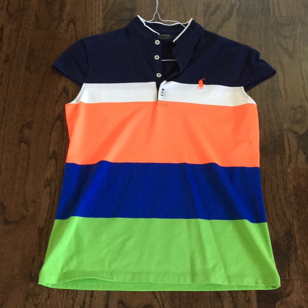 Polo Cap Sleeve Cotton Top